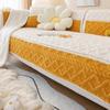 New Sofa Cushion  Matching Color Matching Winter Thickened Plush Seat Cushion Modern Minimalist Home Anti Slip Sofa Cover
