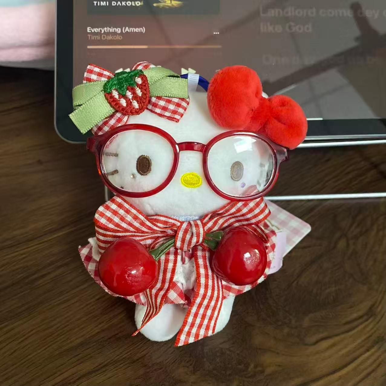 Authentic Sanrio Hello Kitty Keychain Pendant Doll Backpack Charm 10cm