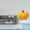 Dollhouse Couch Pretend Play Toy Gift Ornaments Fairy Garden with Pumpkin Pillows Decorative Sofa