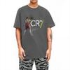 T-shirt con Firma Cr7 Cristianoed Ronaldoed Uomo Y2K Base Cotone Puro T-shirt Spiaggia Girocollo Magliette alla Moda Taglie Forti