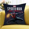 Federa Cuscino con Stampa di Figure Anime Marvel's Spider Man Cartone Animato Decorativa per Divano Casa Stampa Double-sided Federa Cuscino Carina
