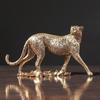 Resin Figurines Animal Statue Home Decor Leopard Sculptures for Yard Indoor Outdoor Decoration Statues Vivid Details