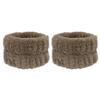 Plush Flannel Absorbent Wristbands & Splash-Proof Headband Set