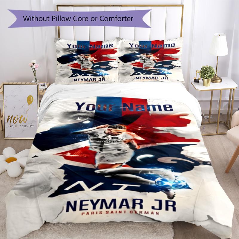Football Legend Poster Bed Linen Set Suitable For Living Room Soft Fabric Perfect Gift For Friends Family