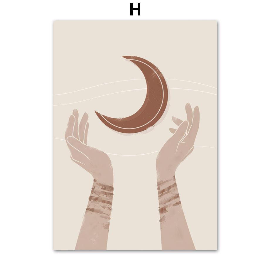 

Бохо абстрактный женский бежевый пейзаж настенная живопись феминистская холст картина плакат на скандинавскую тему настенные панно для декора гостиной 30X40 cm No Framed