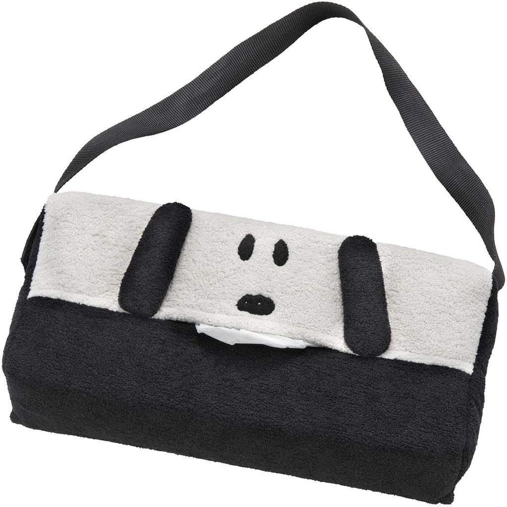 BONFORM Fancy Fluffy Snoopy Tissue Cover 250 x 120 mm White Soft and Fluffy Fits tissues up to 65 mm thick - Size - Color - - - 7438-05WH