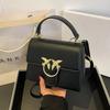 Women New Large Capacity Retro Shoulder Crossbody Small Square Bag Bacchus Swallow Solid Color Shoulder Bag