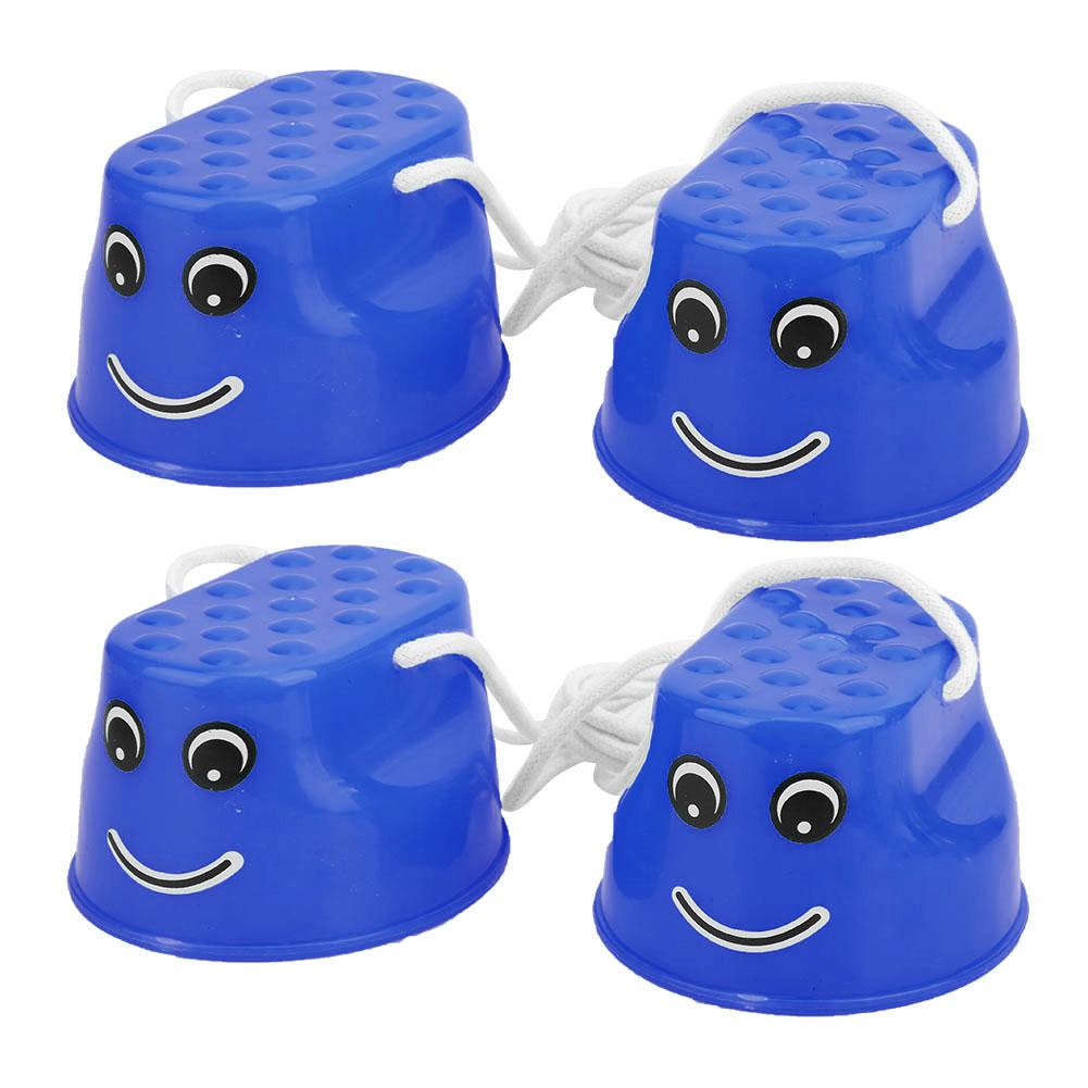 2Pair Children Training Equipment Thicken Walk Stilts Shoes Kid Balancing Feet Walking Toy