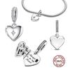 Charms camaleonte adatti a braccialetti originali alla moda in argento 925 con zircone, perlina a forma di polpo e tartaruga, ciondolo a forma di farfalla e lucciola, fai da te per realizzare gioielli