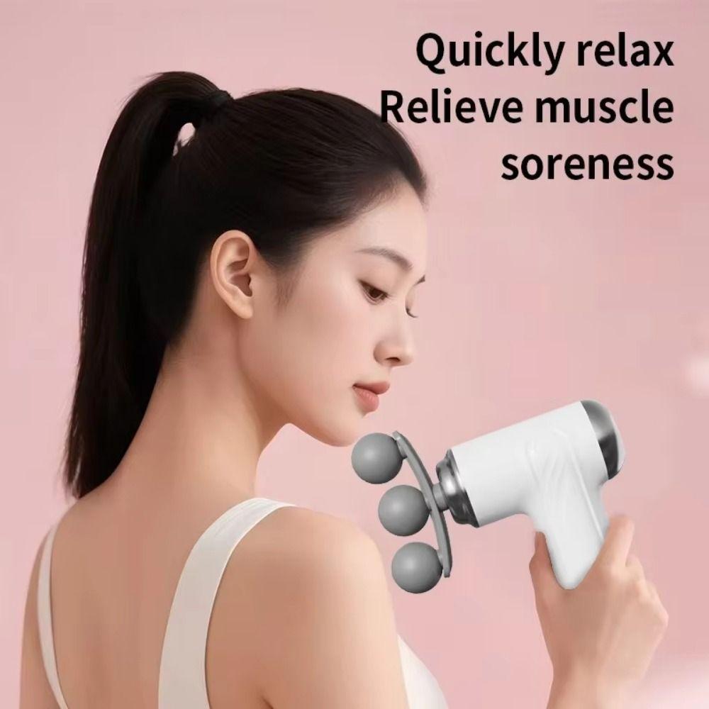 Rechargeable Mini Electric Fascia Massager Handheld Wireless Electric Massager  Athletic Recovery