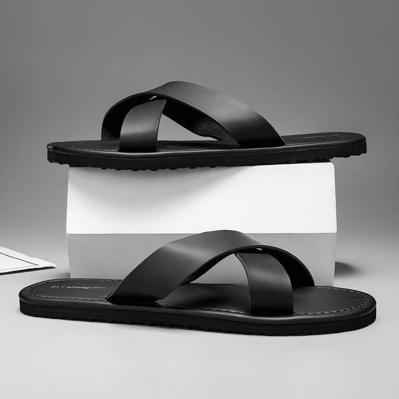 Flip-Flops Freizeit Pantoffel Hausschuh Britischer Sommer Herren 46 Anti-Rutsch Sandale Outdoor Flache Sandale Luftige Hausschuhe Herren 43 white