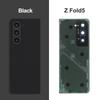 Per Samsung Z Fold5 Fold6 5G Cover Batteria in Vetro Pannello Alloggiamento Posteriore Parti Lente Fotocamera Per Z Fold 5 6 Cover Batteria