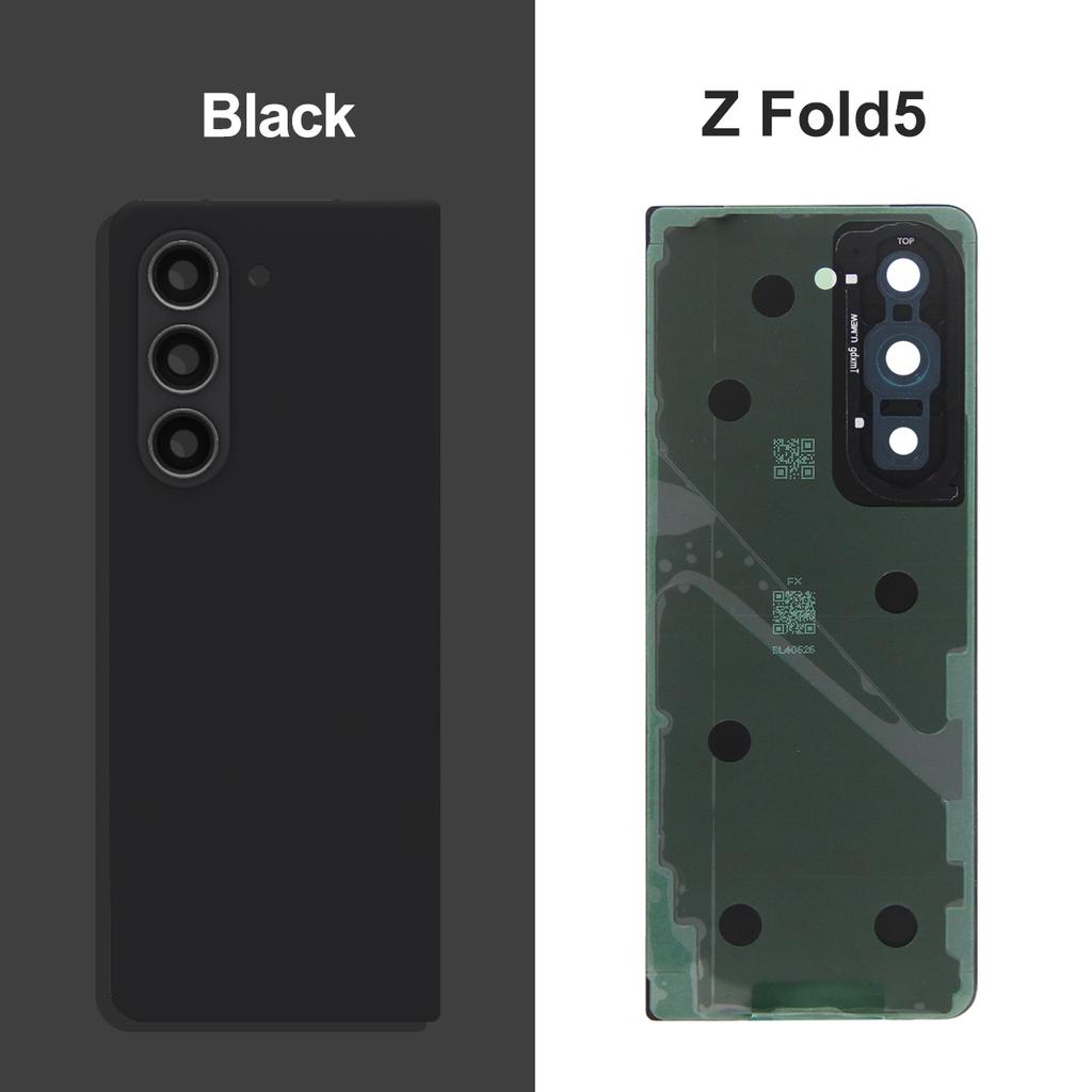 Per Samsung Z Fold5 Fold6 5G Cover Batteria in Vetro Pannello Alloggiamento Posteriore Parti Lente Fotocamera Per Z Fold 5 6 Cover Batteria