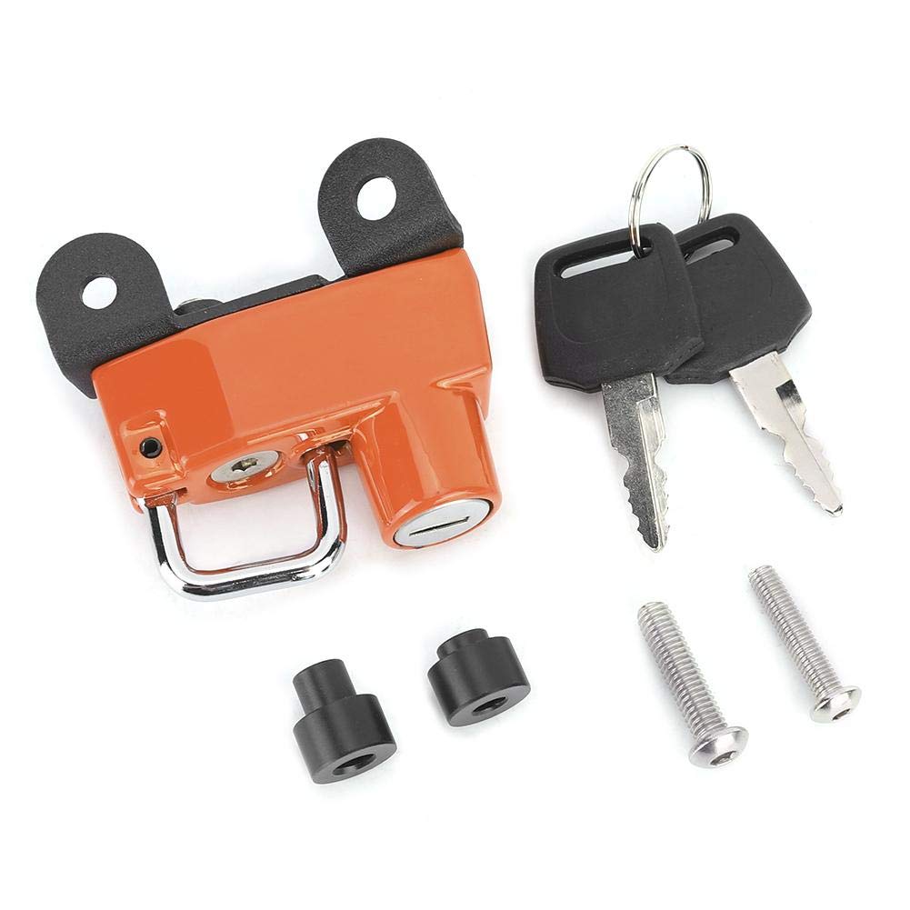 Helmet Lock Helmet Holder Kit with Key Handlebar Helmet Lock Guard Aluminum Alloy default