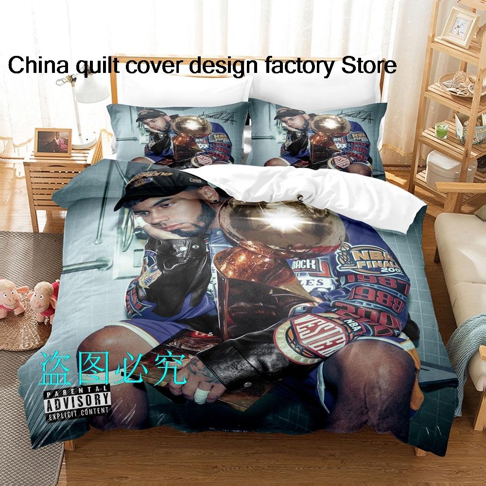 Raper Anuel A printed Beding Sets exquisite bed suplies set duvet cover bed comforter set beding set luxury birthday gift
