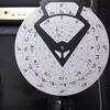 30cm Anti Reflection Guitar Chord Wheel for Beginners Featuring Scale Relationships and Staff Position PC Texture