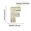 Elegant Wooden Floral Letter Ornaments for Home Decor