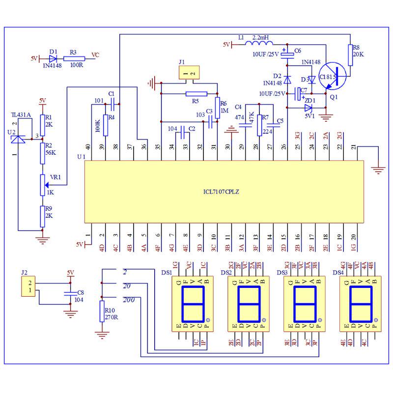 JJK Electronic Kit 5pcs ICL7107 Voltmeter DIY Electronic Production Kit DC5V 35mA Voltage Meter Digital Voltmeter Provide You with Better Quality JJK Electronic Kit 5pcs ICL7107 Voltmeter DIY Electronic Production Kit DC5V 35mA Voltage Meter Digital Voltmeter Provide You with Better Quality