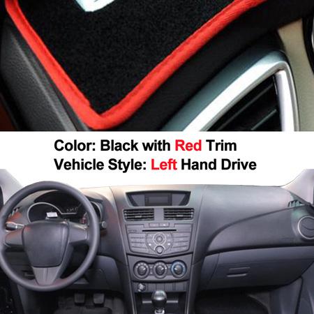 

Car Dashboard Cover For Mazda BT50 2012 2013 2014 2015 2016 2017 2018 Dash Mat Pad Carpet Dashmat Sun Shade Pad Car Styling красный