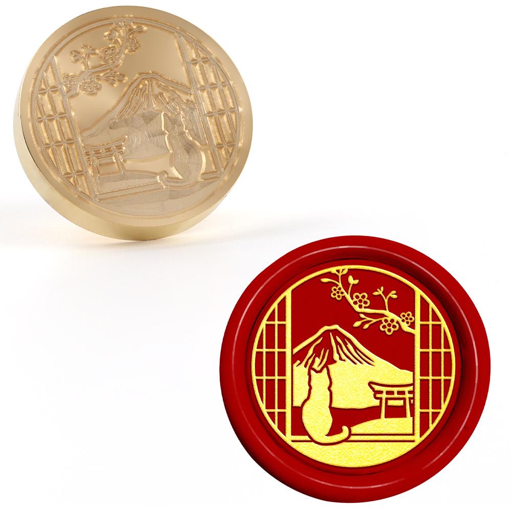 New Cats Series Wax Seal Stamps Wax Sealing Stamps 25mm Removable Brass Head For Decorating Envelopes Notebooks Greeting Cards