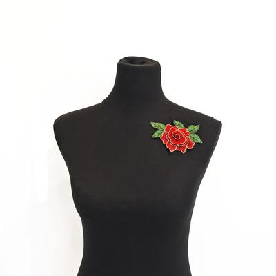 Rot Grün I Stickerei Hohlstickerei Nähen Spitze Kragen Blume DIY Dekorative Kleidung Aufkleber Zubehör