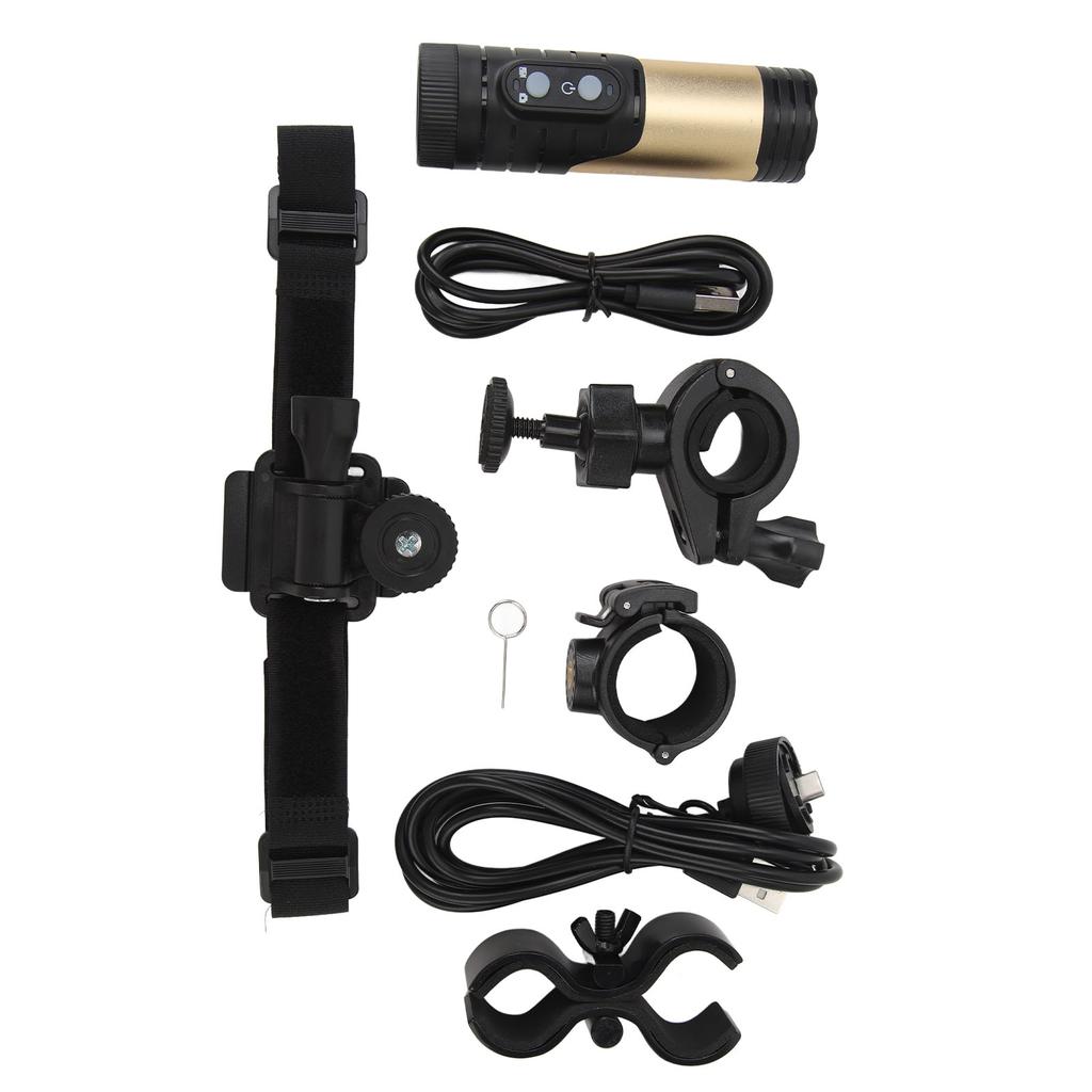 Mini Sports DV Camera 12MP WiFi IP66 Waterproof 1600mAh Type C 120 Wide Degree Outdoor Sports Helmet Camera for