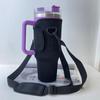 Portavasos portátil de neopreno de 40 oz para automóvil con asa