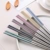 Set 304 Stainless Steel Tableware Set Spoons Chopsticks Dinnerware Set Utensils Kitchen Dinner Set Tableware Set Korean Cutlery