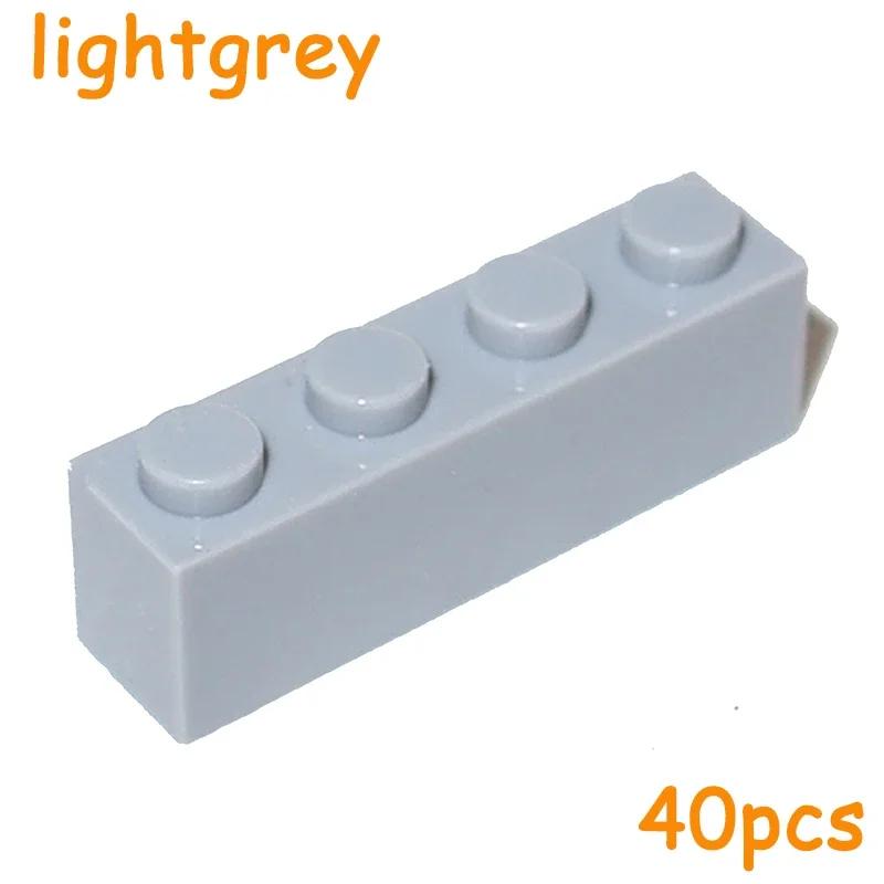 40PCS 3010 3066 1x4 Blocks Dots Thick MOC Assemble Particles 1*4 Construction Bricks DO IT YOURSELF Learning Creativity Toy Ideal for Children