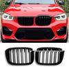 Grille double barre en maille compatible pour BMW X3 X4 G01 G02 (2019-2021)