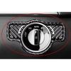 For Benz E-Class 2009-2015 Real Carbon Fiber Headlight Control Button Cover Trim