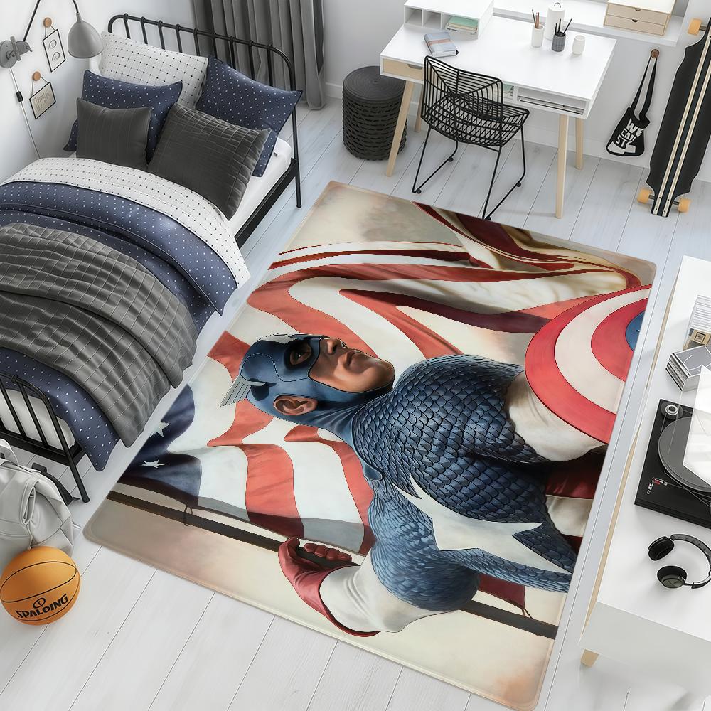movie cool C-Captain A-America ML hogar Bedside Rug Kitchen Bath Floor Mat Hallway Balcony Carpet Entrance Doormat Decor Home