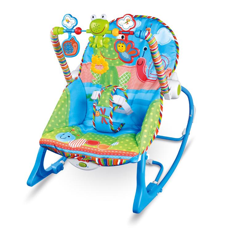 Multifunctional Baby Rocking Chair with Music and Vibration Soothing Cradle Bed