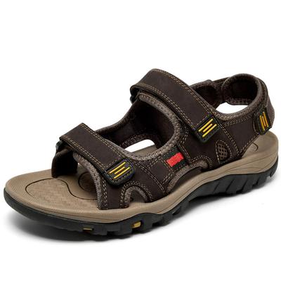 Sommer Übergröße Echtleder Herren Sandalen Herren Strandsandalen Outdoor Sandalen für Herren