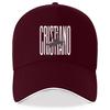 1Pc Cristiano Silhouette Logo Baseball Cap - Lightweight Adjustable Snapback Hat, With Cristiano Lettering, All-Season