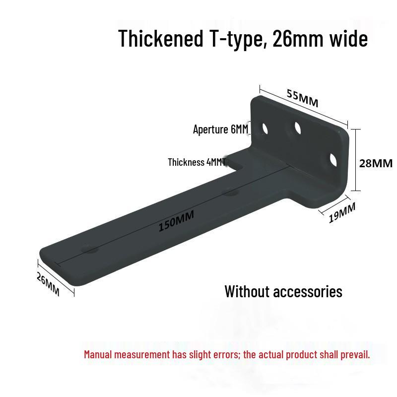 Soporte Triangular de Pared Invisible para Estantes de Escritorio o Mueble de TV