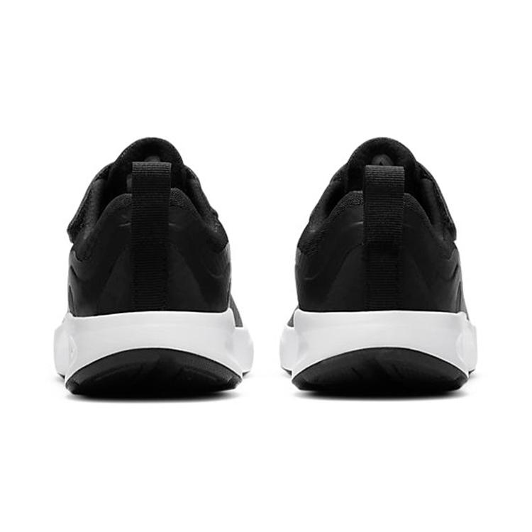 Nike Wearallday Hook and loop Slip Resistant Cushioning Abrasion Resistant Breathable Low top Kids' Running Shoes CJ3817-002