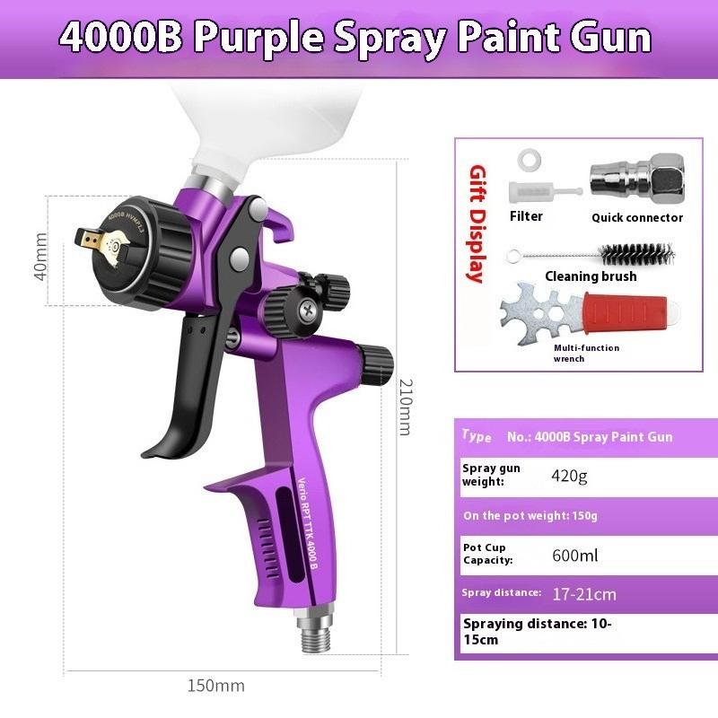 Low Pressure Pneumatic Spray Paint Gun Oil Water Dual-Purpose Spray Gun Car Special High Atomizing Spray Paint Gun