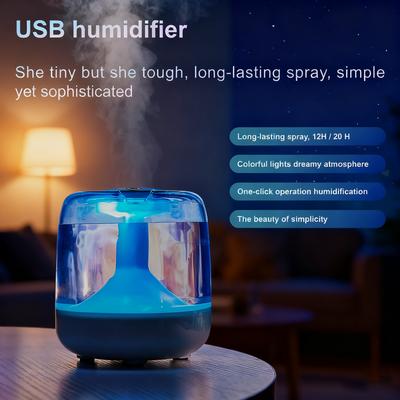 Mini Humidifier Small Household Large Spray Aromatherapy Machine for Bedroom High Volume Usb Air Humidifier