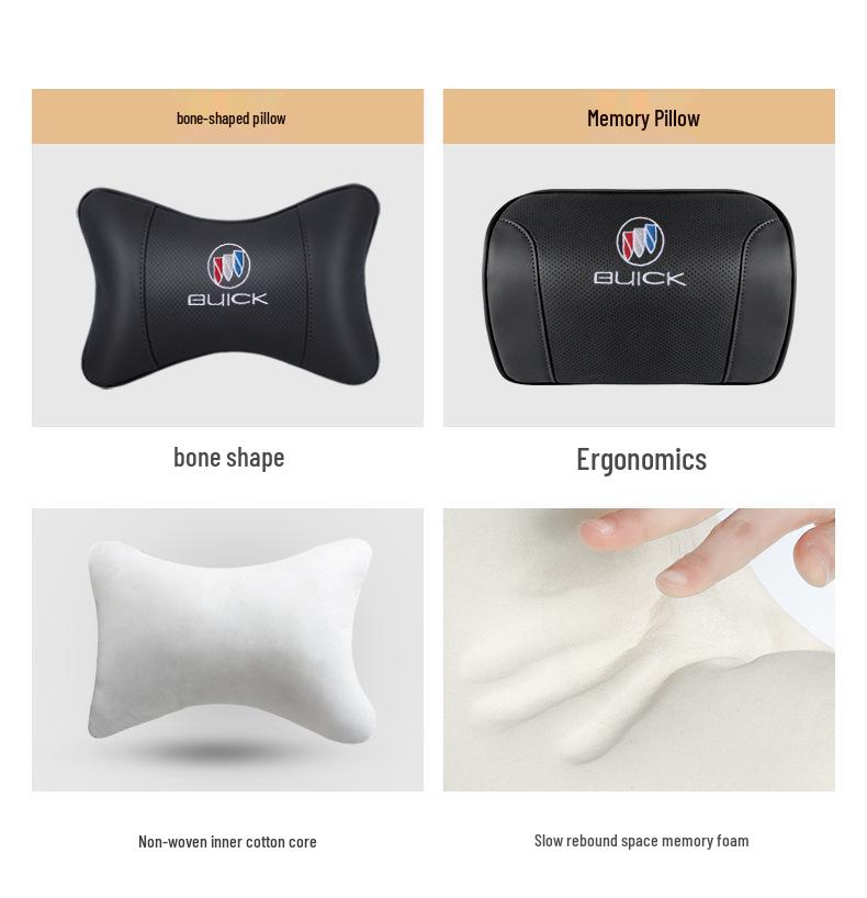 Buick Regal, Excelle, Envision, Encore Car Headrest Neck and Lumbar Support Pillow