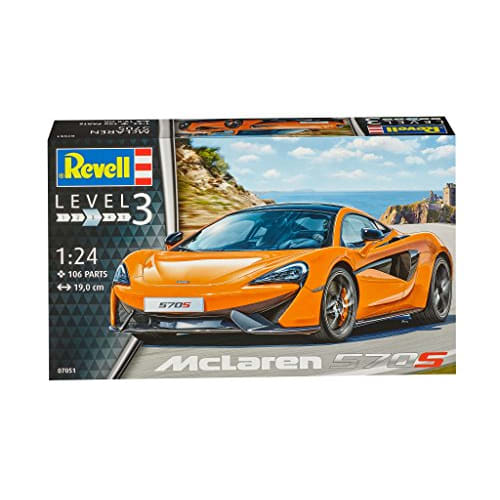 Revell 1/24 Scale McLaren 570S Plastic Model Kit 07051