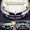 For BMW 5 Series F10 F11 M5 2010-2017 Super Bright CS CSL Style Lemon Yellow DRL Angel Eyes Light Daytime Running Light