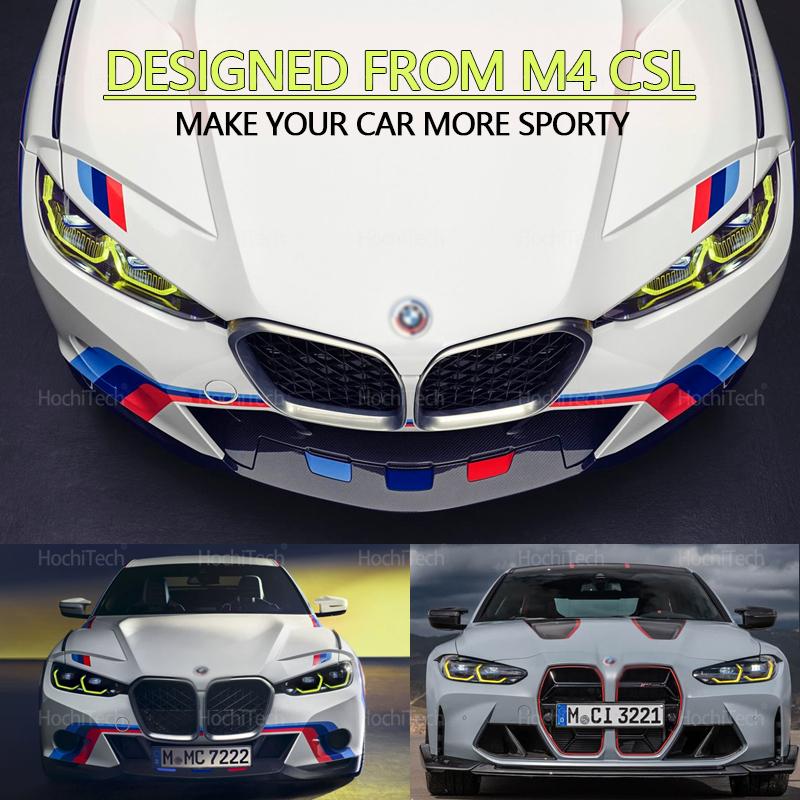 For BMW 5 Series F10 F11 M5 2010-2017 Super Bright CS CSL Style Lemon Yellow DRL Angel Eyes Light Daytime Running Light