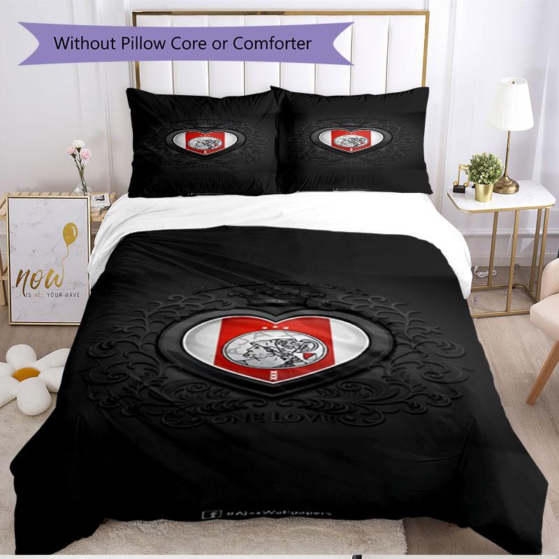 3pcs Duvet Cover Set (1*Duvet Cover + 2*Pillowcase, Without Core), Ajax Print Soft All‑Season Bedding Set, Home Bedroom Decor Gift