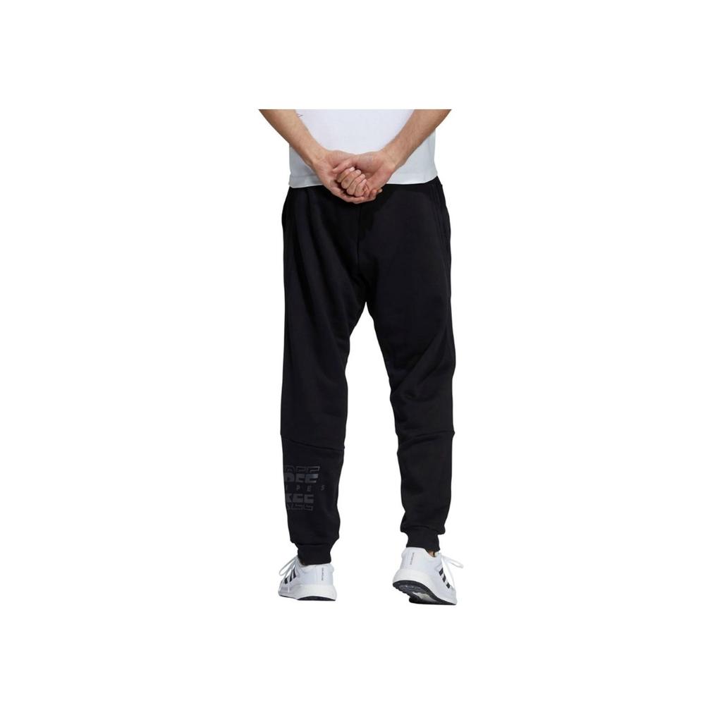 Adidas Sweat Jogger Pants BN649 Comfortable Soft Skin-Friendly Knitted Sports Pants Men Bottoms Black GT6354
