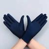 Mode Sommer Spandex Handschuhe Damen Herren Sexy Fäustlinge Sonnenschutz Weiß Schwarz Etikette Dünn Kurz Dehnbar Elegant Tanzhandschuhe
