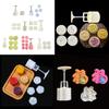 Fashion 3D Mooncake Mold Mooncake Baking Tools Plastic Mung Bean Cake Molds Suitable for Traditional Celebrations