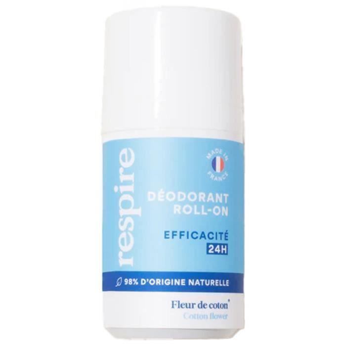 Deo Roll-On - Atme - Baumwollblüte - 50 ml - 98% natürlichen Ursprungs - Nachfüllbar