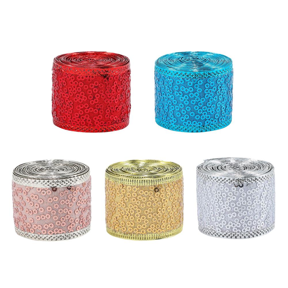 Easy To Cut Christmas Ribbon Decorative Ribbon Satin Bow Eye-catching Appeal