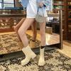 Fashion Bottes de Pluie de Luxe en Cuir Souple pour Femme, Bottines de Styliste, Imperméables, Confortables, à Plateforme